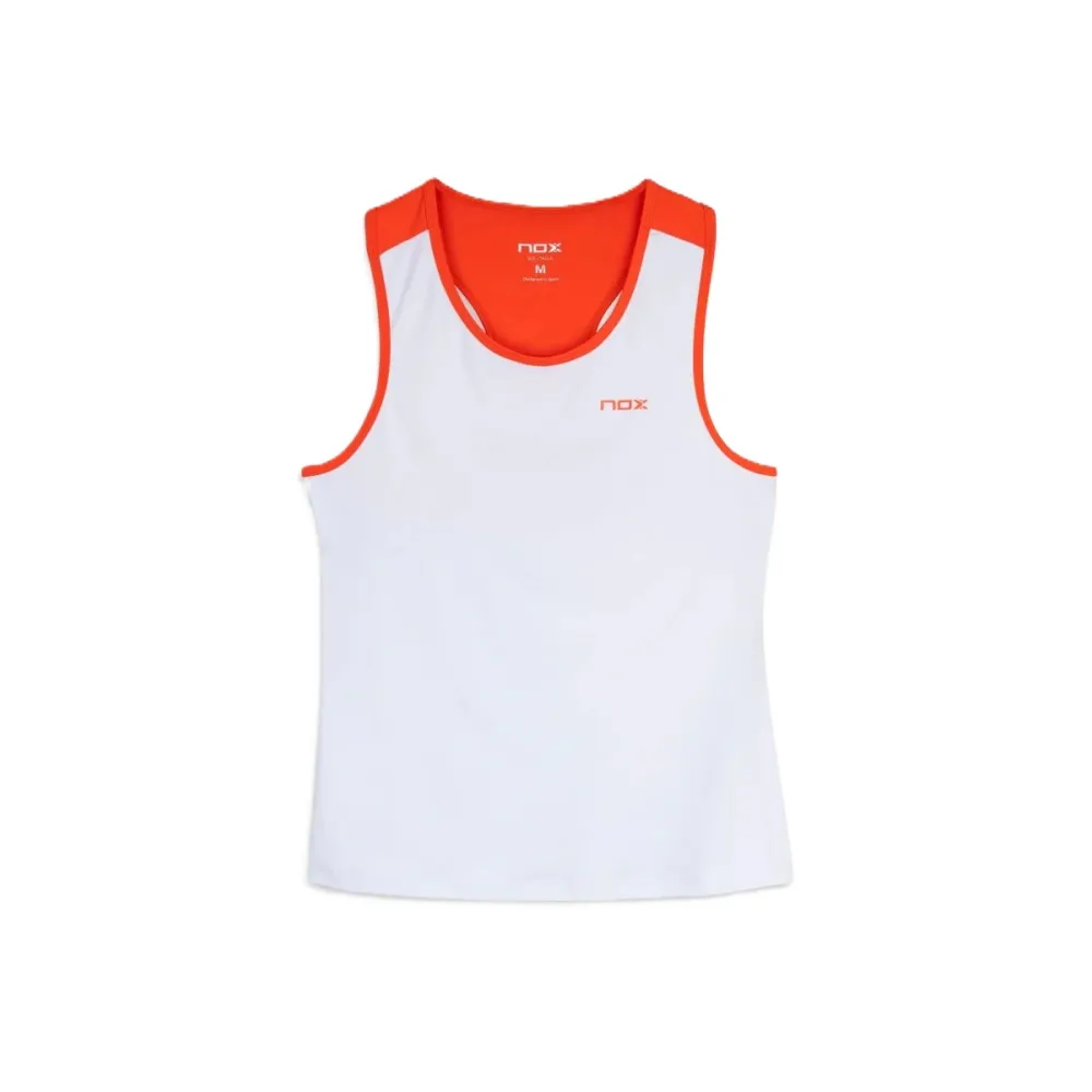 Майка NOX TEAM WHITE/RED TANK TOP S - 1