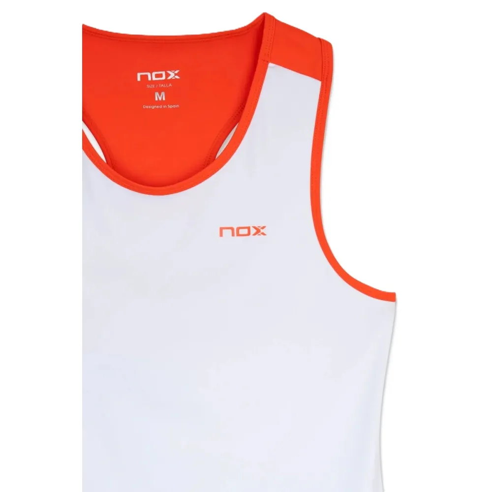 Майка NOX TEAM WHITE/RED TANK TOP S - 6