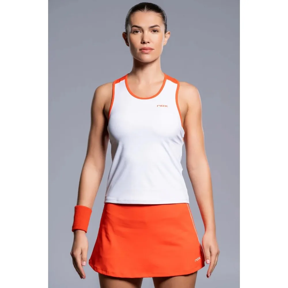 Майка NOX TEAM WHITE/RED TANK TOP S - 4