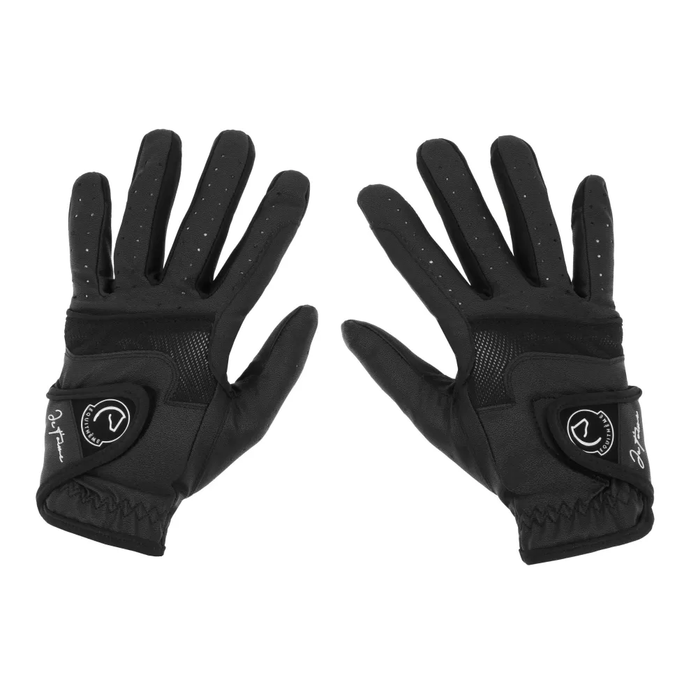 Рукавиці Equitheme je taime victoire black (S) - 1