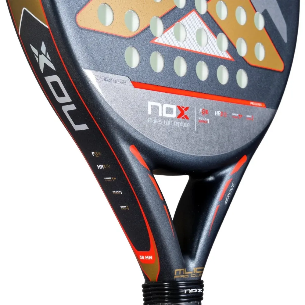 Ракетка для паделу NOX ML10 PRO CUP ROUGH SURFACE EDITION BY MIGUEL LAMPERTI RACKET - 4