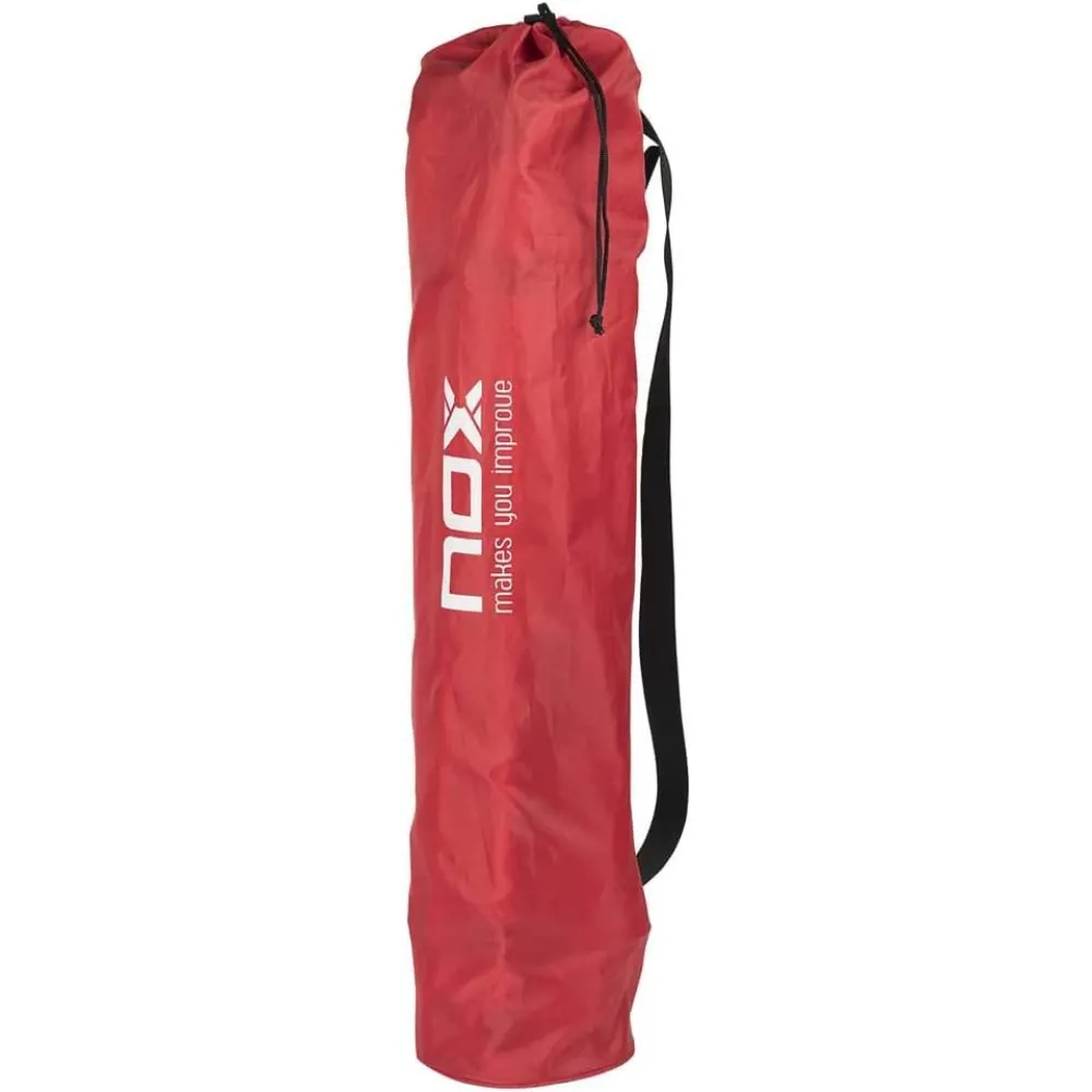 Кошик для м'ячів NOX BOLAS PLEGABLE RUEDAS ROJO - 4