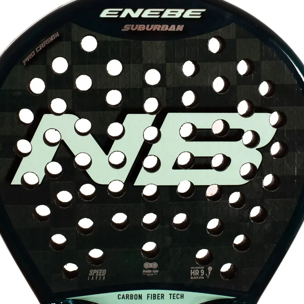 Ракетка для паделу ENEBE SUBURBAN GREEN 12K - 5