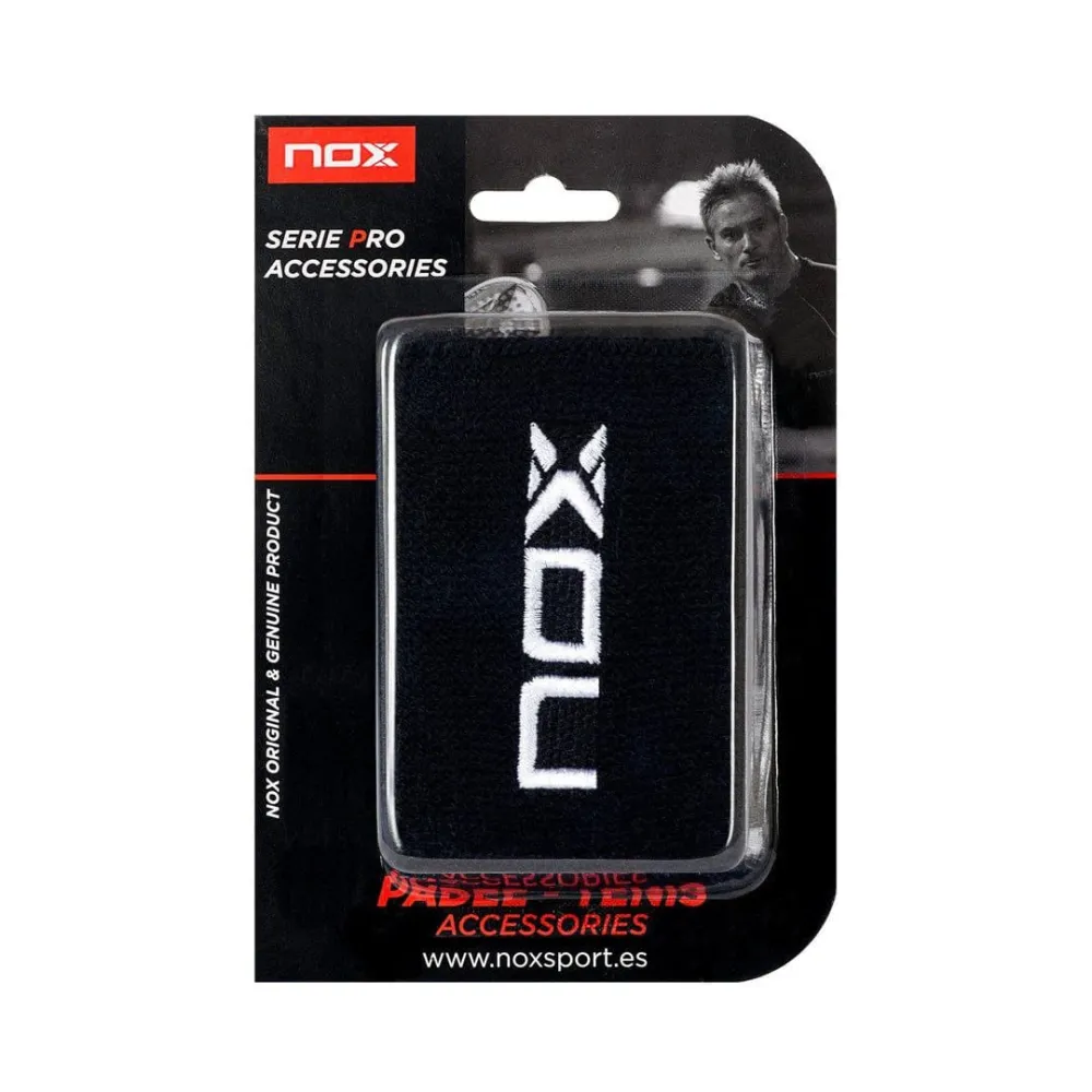 Напульсник NOX MUNEQUERAS NEGRAS LOGO BLANCO - 1