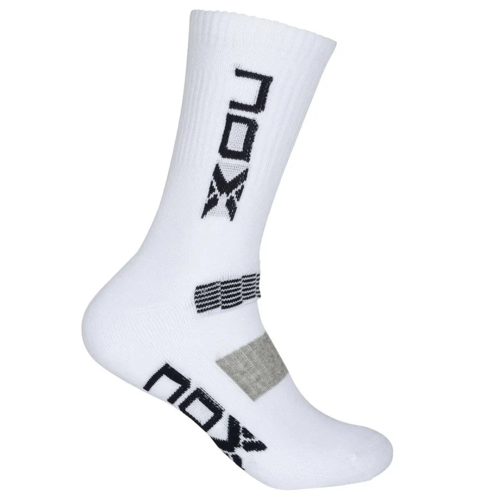 Шкарпетки NOX HOMBRE MC BLANCOS LOGO VERTICAL AZUL One size - 1