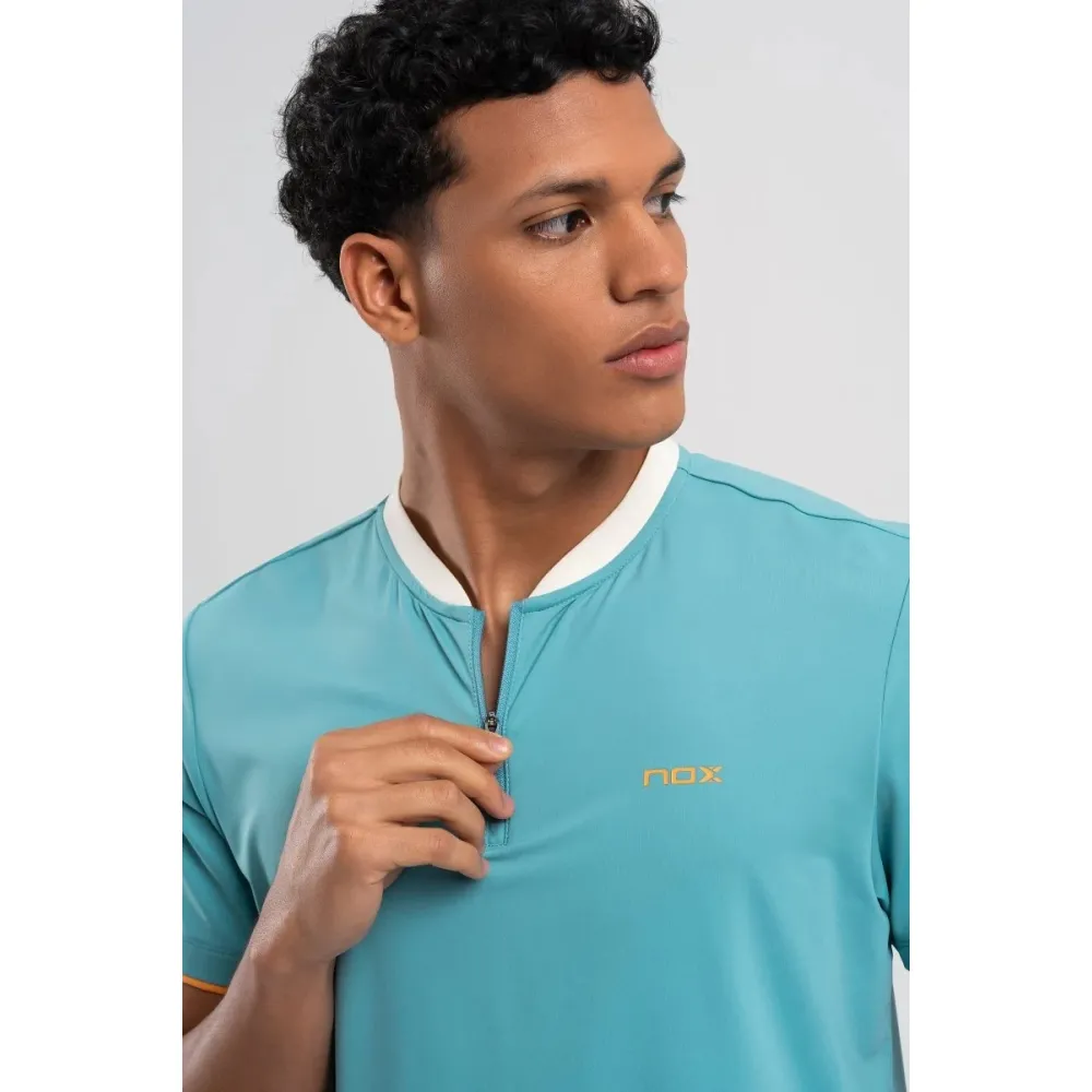 Футболка NOX DUSTY TURQUOISE PRO POLO T-SHIRT M - 5