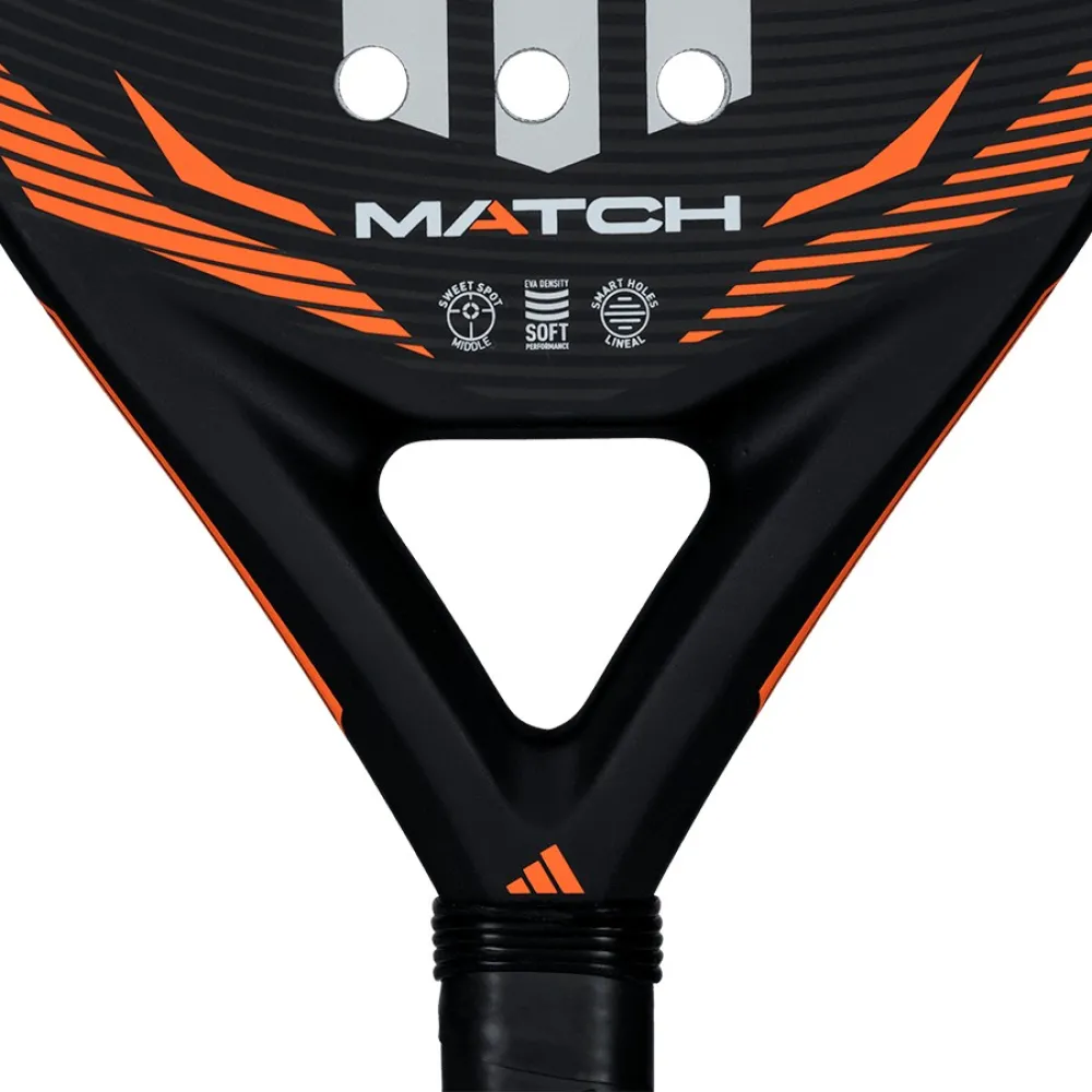 Ракетка для паделу Adidas MATCH BLACK/ORANGE 2026 - 3
