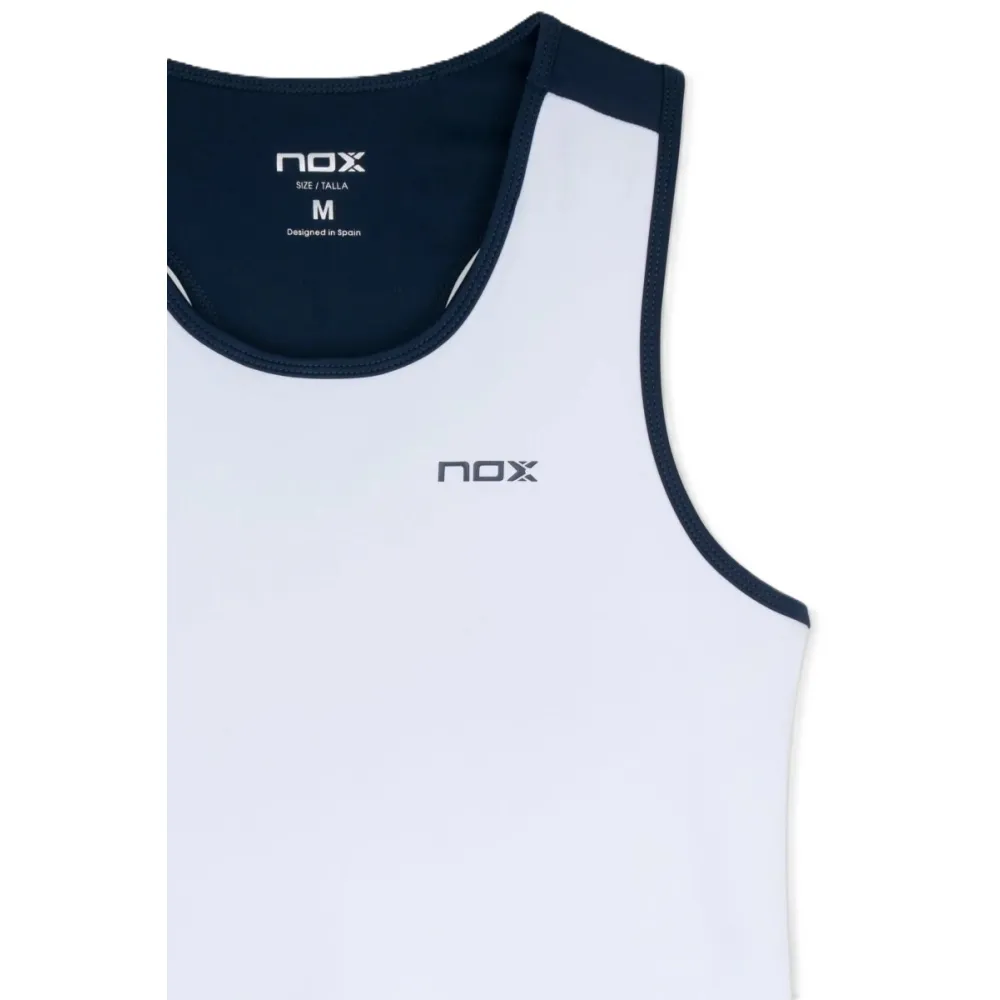 Майка NOX TEAM WHITE/NAVY BLUE TANK TOP M - 8