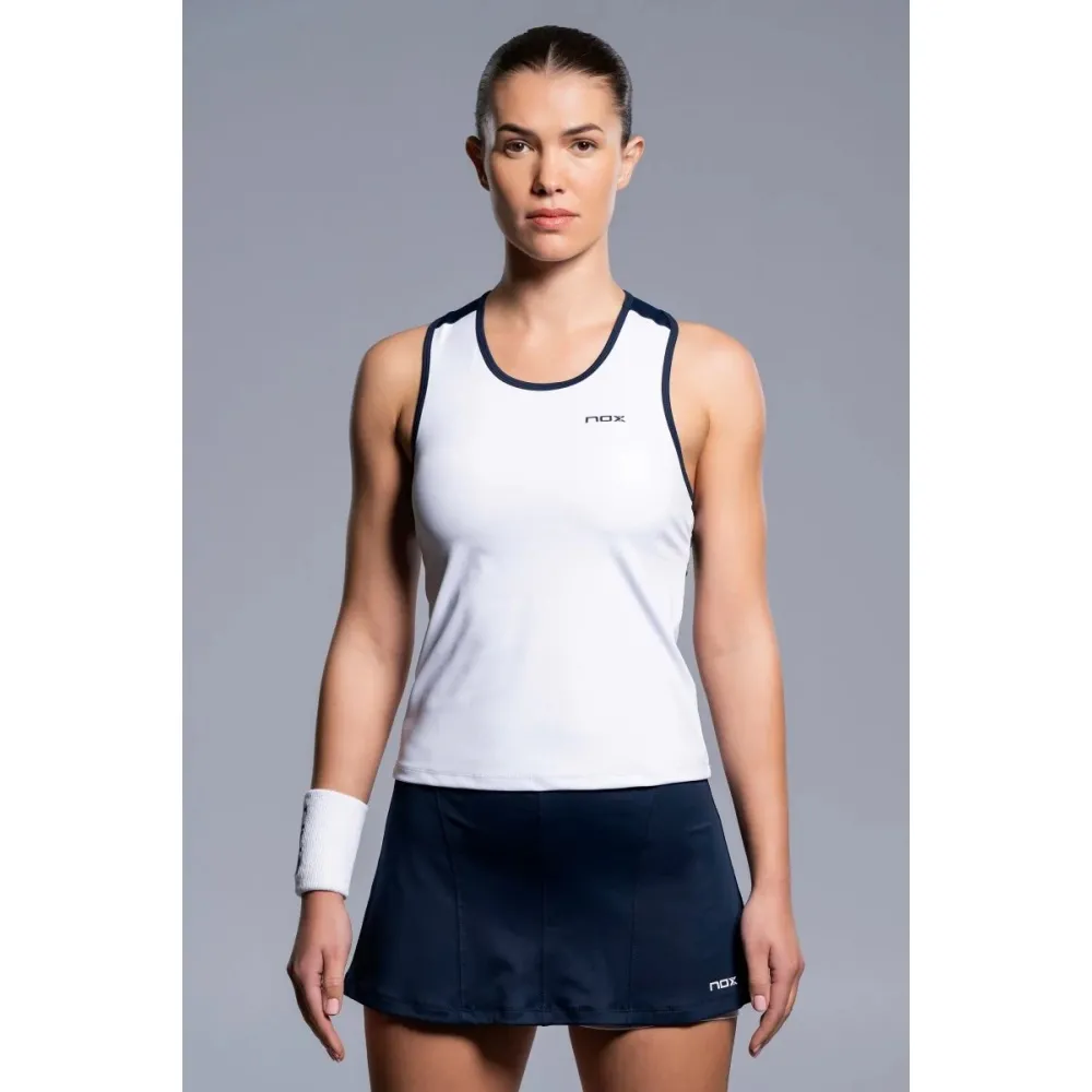 Майка NOX TEAM WHITE/NAVY BLUE TANK TOP M - 4