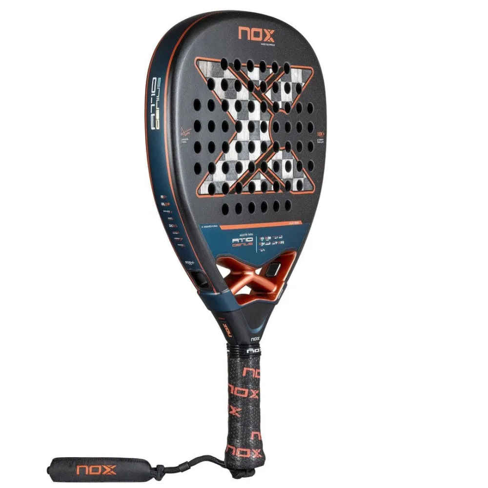 Ракетка для паделу NOX AT10 GENIUS ATTACK  18K ALUM RACKET BY AGUSTIN TAPIA - 8