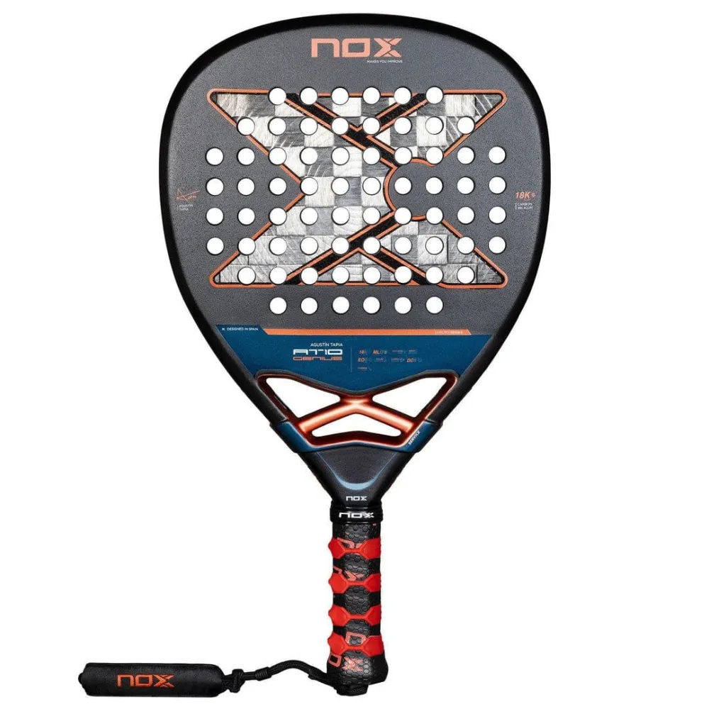 Ракетка для паделу NOX AT10 GENIUS ATTACK  18K ALUM RACKET BY AGUSTIN TAPIA - 6