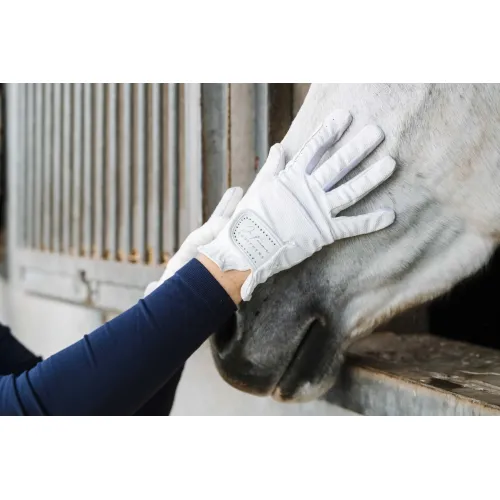 Рукавиці Equitheme je taime victoire white (S)