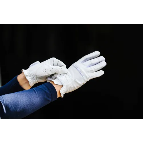 Рукавиці Equitheme je taime victoire white (S)