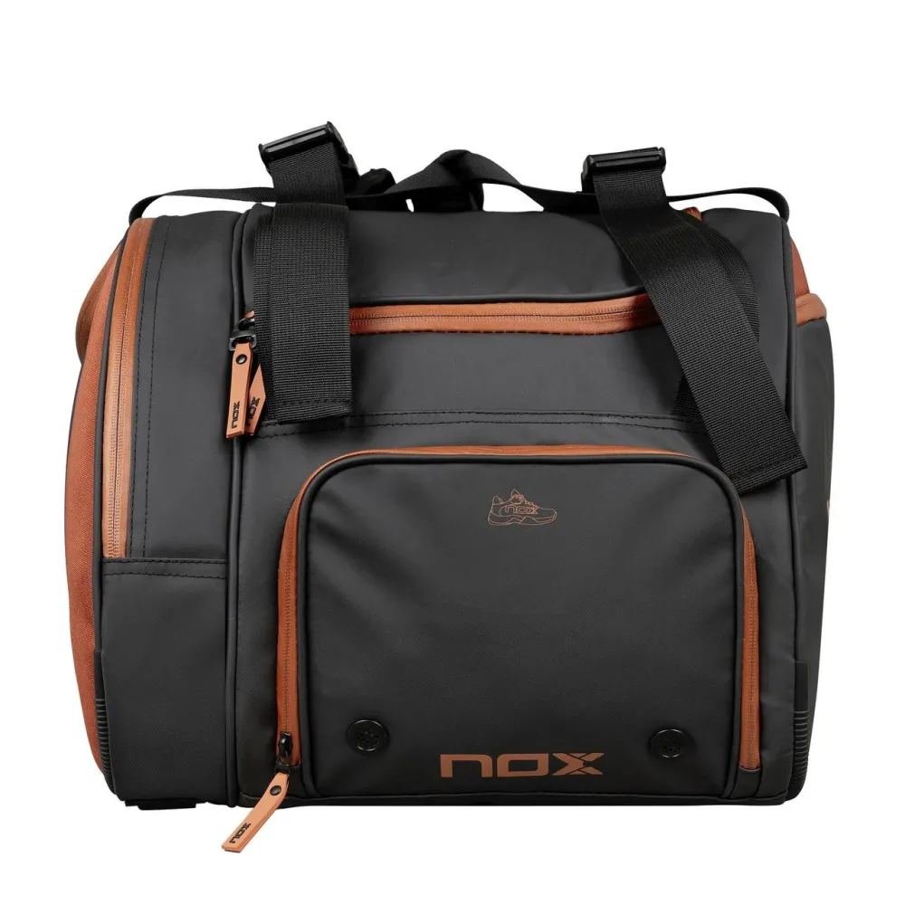Сумка NOX LUXURY OPEN SERIES BLACK/BROWN PADEL BAG - 2
