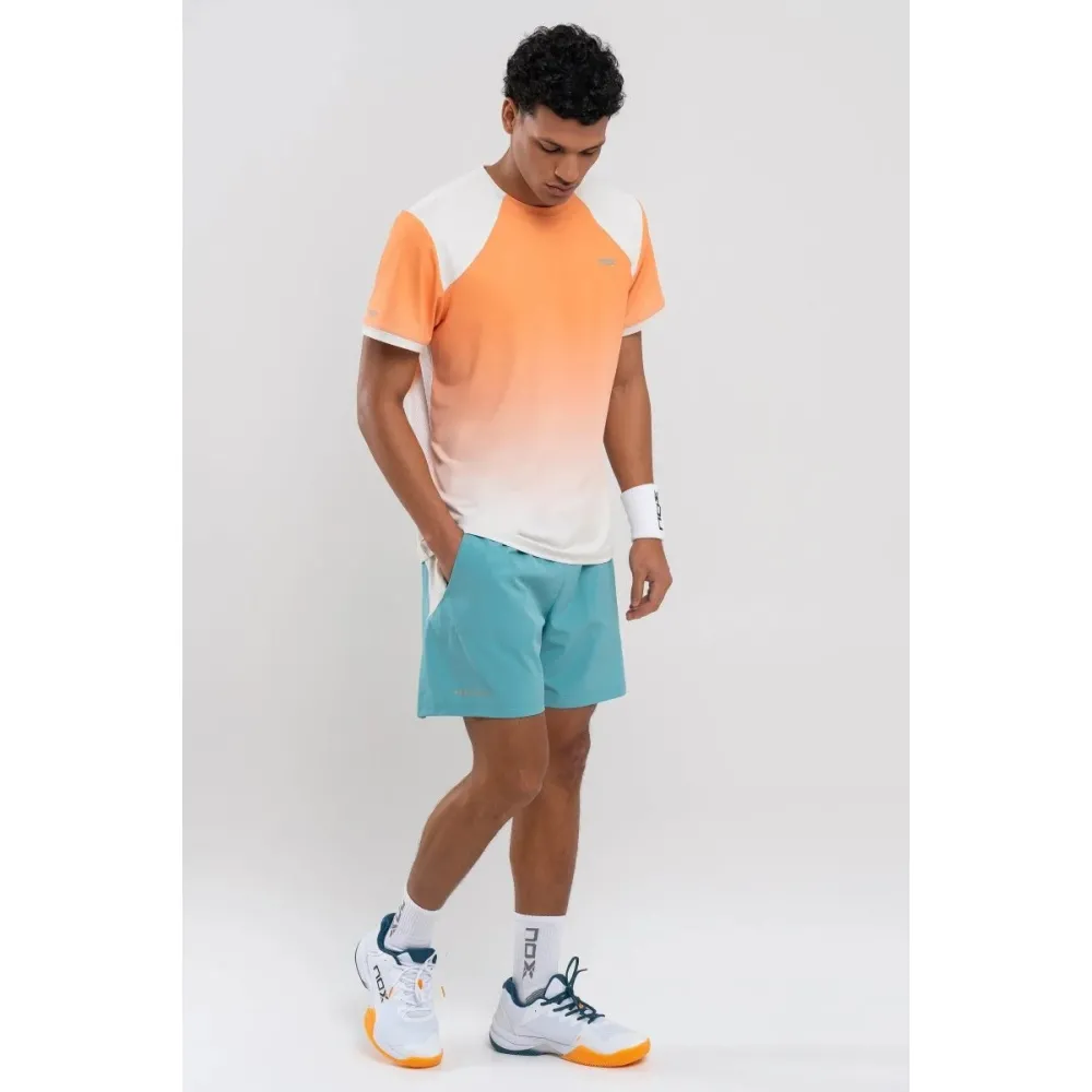 Футболка NOX PRO MEN'S T-SHIRT MOCK ORANGE DEGRADED XL - 4