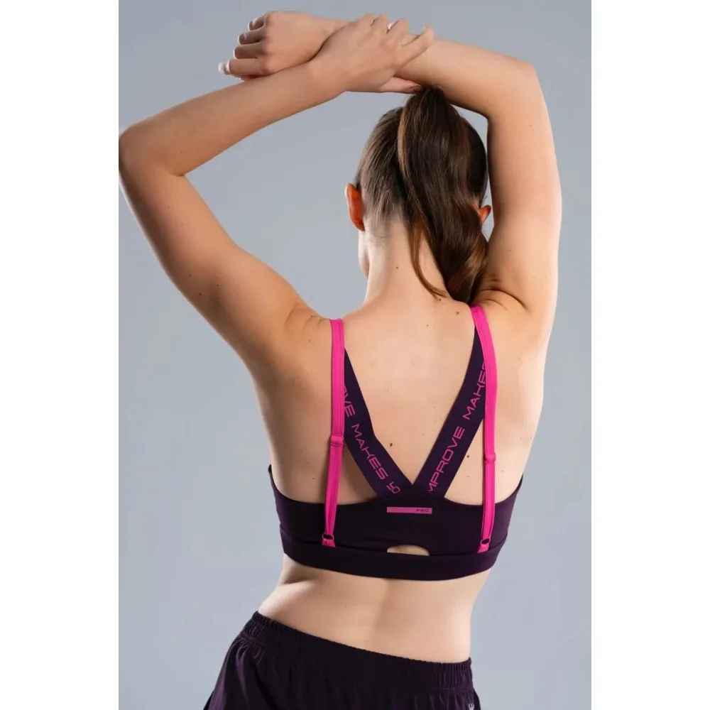 Топ NOX PRO DEEP PURPLE SPORTS BRA L - 13