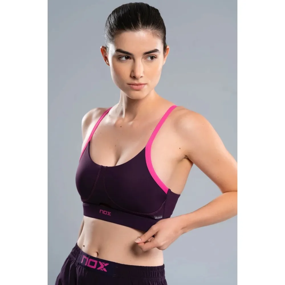 Топ NOX PRO DEEP PURPLE SPORTS BRA L - 8