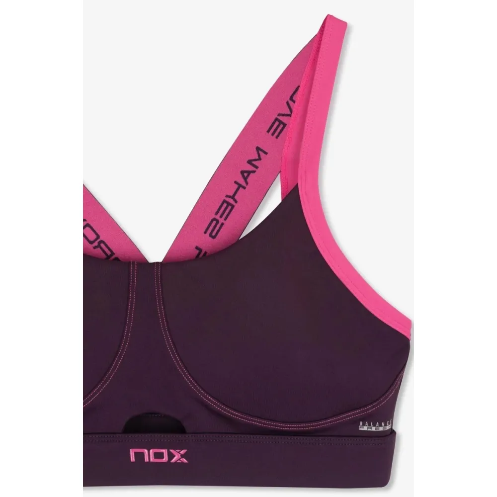 Топ NOX PRO DEEP PURPLE SPORTS BRA L - 7