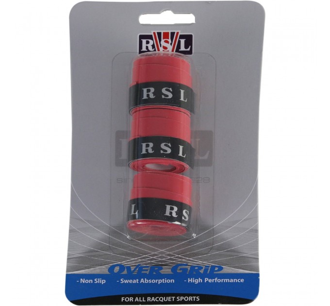 RSL Overgrip x 3 red
