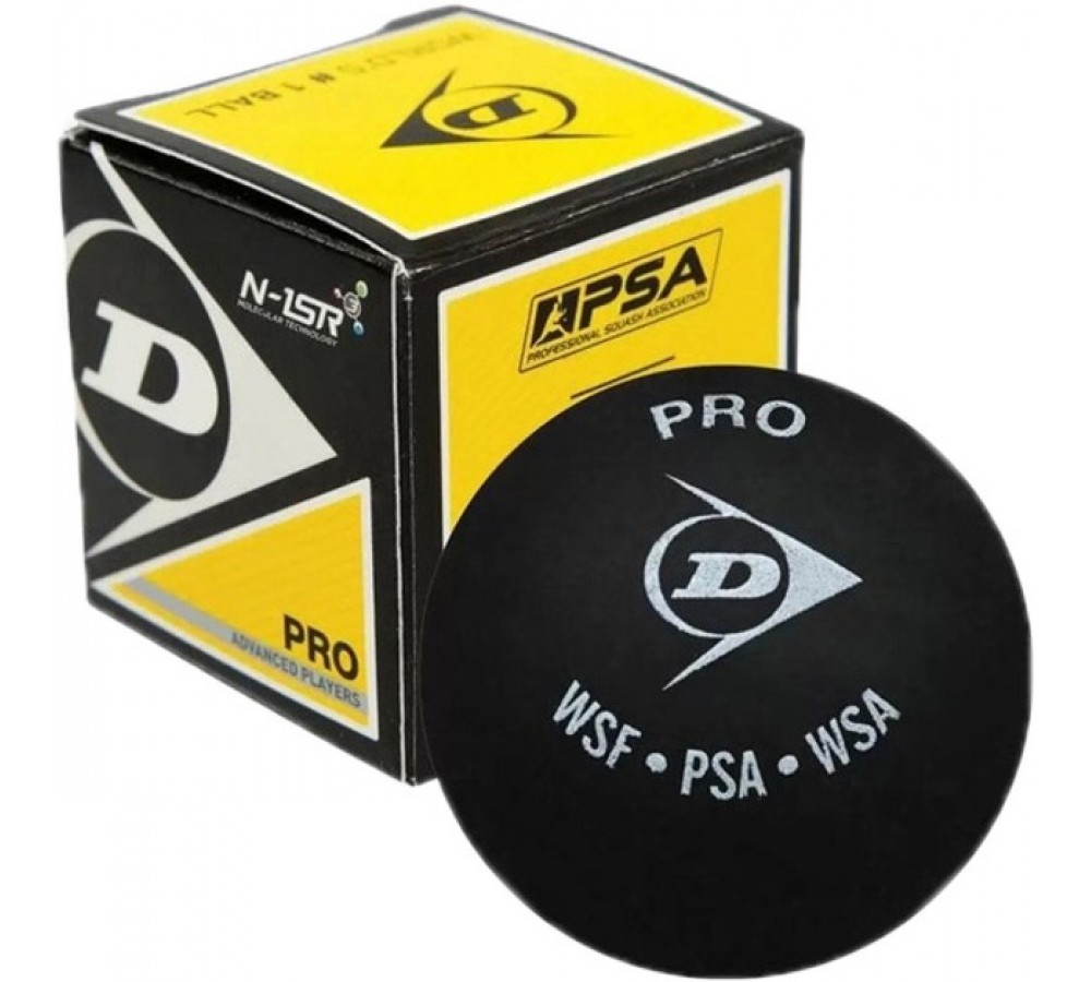 Squash ball Dunlop Pro 2 yellow