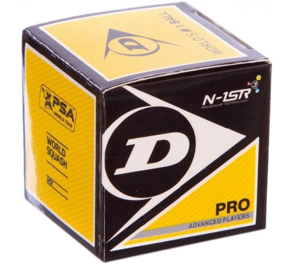 Squash ball Dunlop Pro 2 yellow