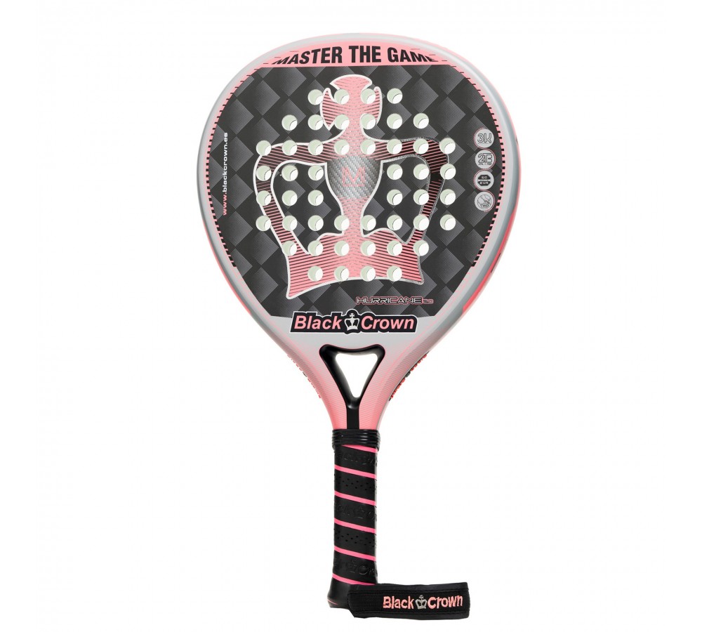 Padel racket Black Crown Hurricane 2.0