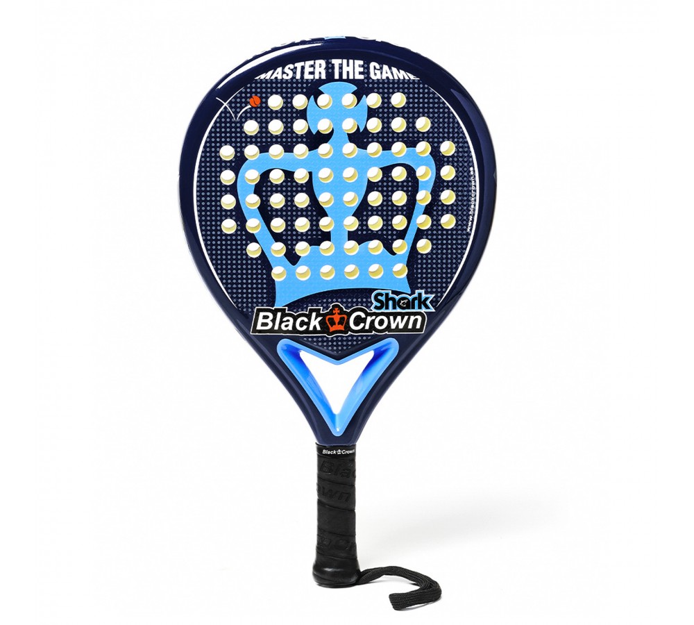 Black Crown Shark Padel Tennis Racket