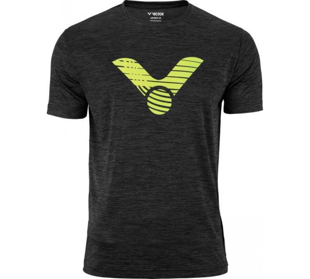 T-shirt VICTOR black melange 6529