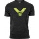 T-shirt VICTOR black melange 6529