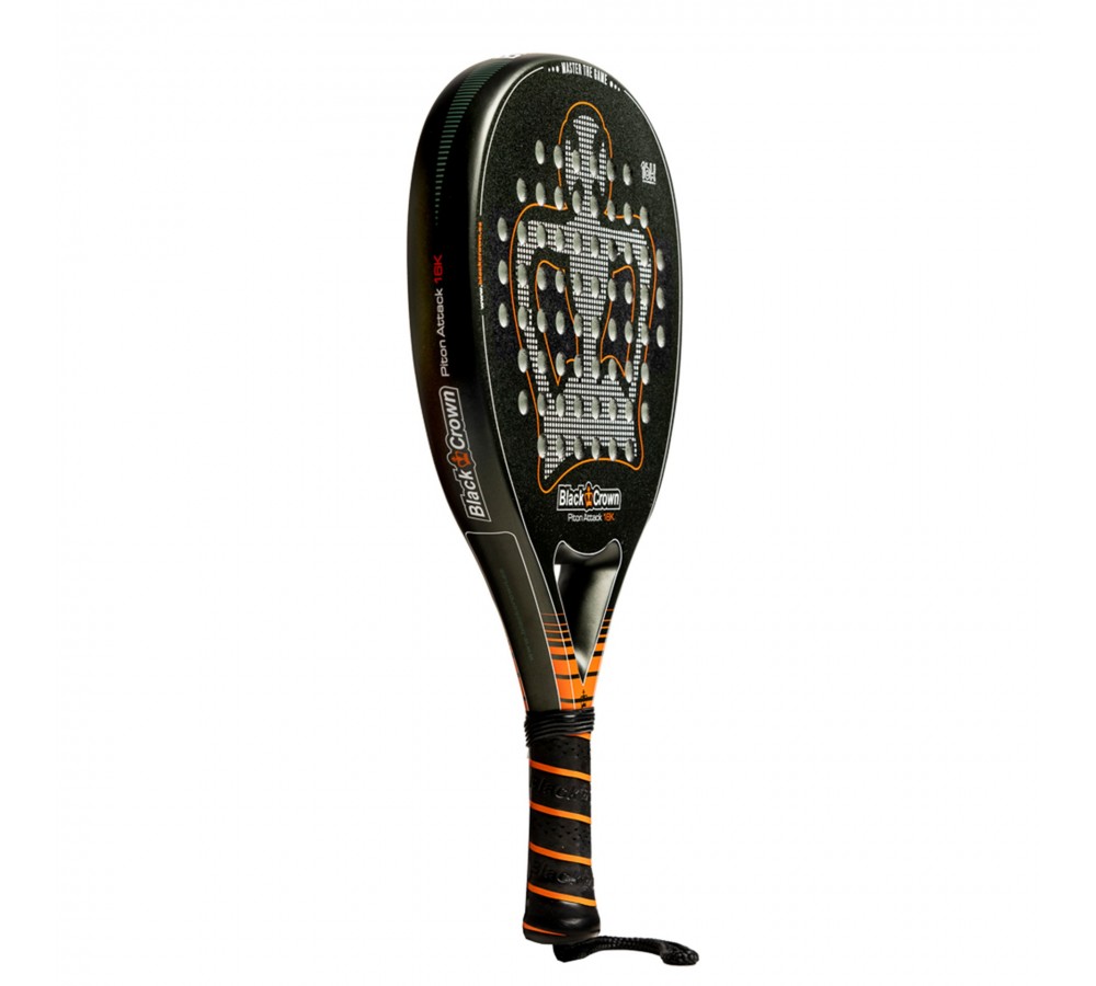 Padel racket Black Crown Piton Attack 16K