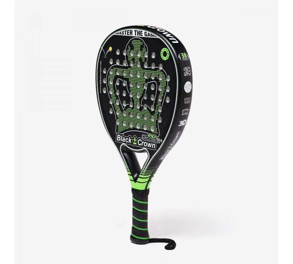 Black Crown Piton Attack 12K+ padel racket