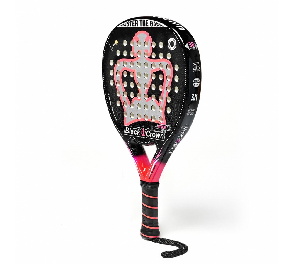 Black Crown Piton Attack Plus padel tennis racket