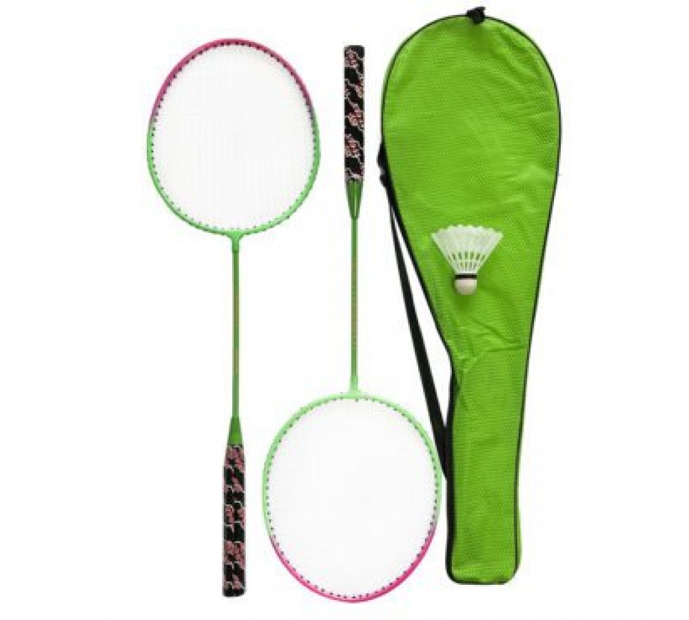 Green badminton set