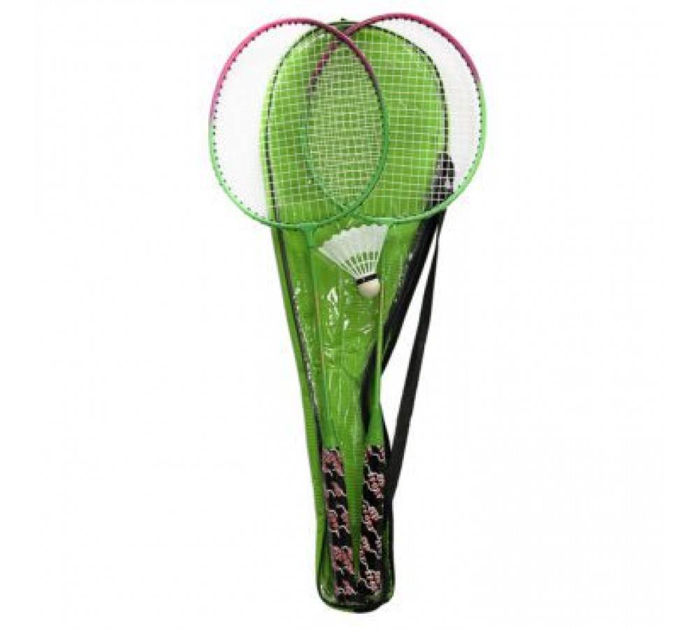 Green badminton set