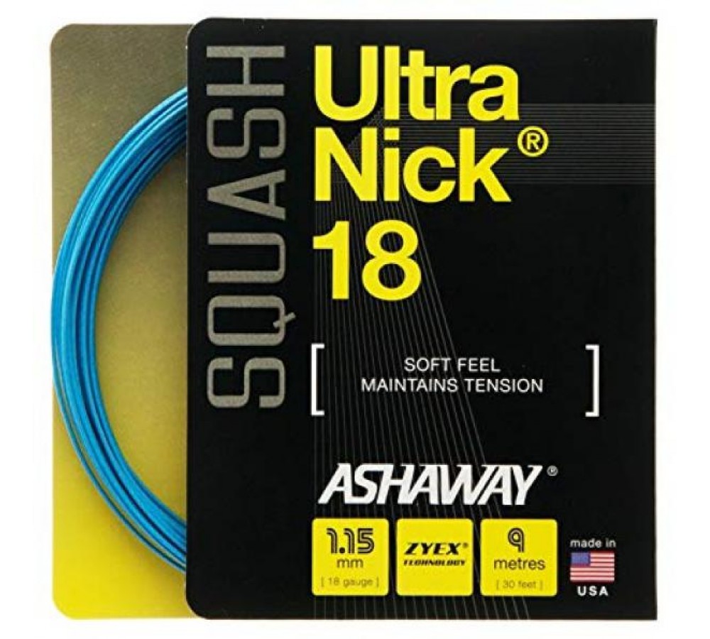 Ashaway UltraNick 18 Set squash string