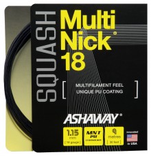 Струна для сквошу Ashaway MultiNick 18 Black Set