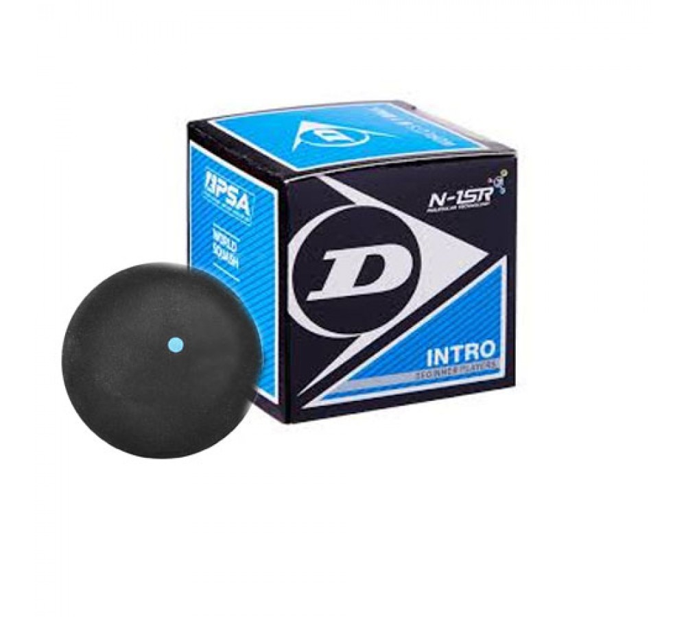 Squash ball Dunlop Intro 1 blue