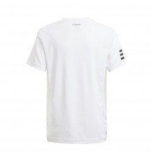 T-shirt Adidas Club 3 Stripe Tee B White for children