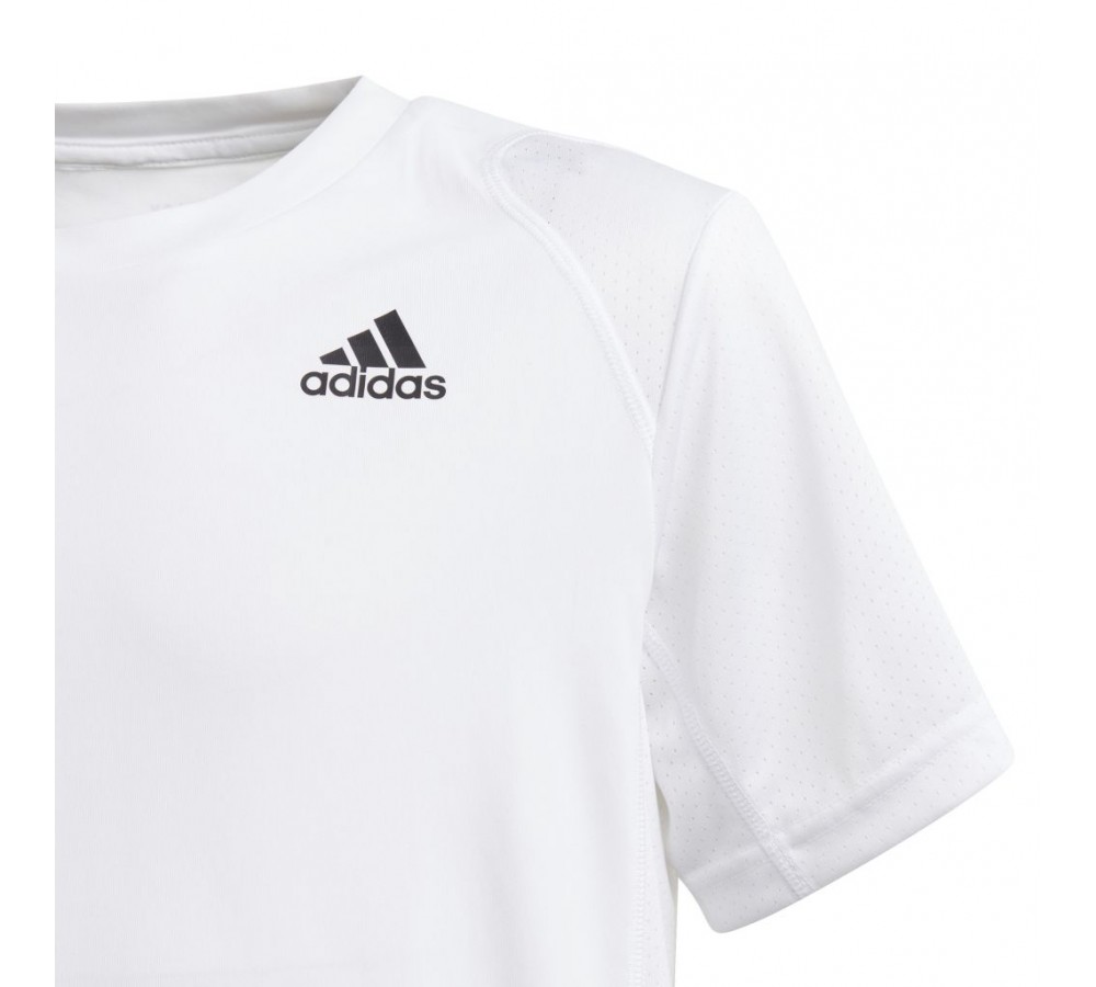 T-shirt Adidas Club 3 Stripe Tee B White for children