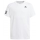 T-shirt Adidas Club 3 Stripe Tee B White for children