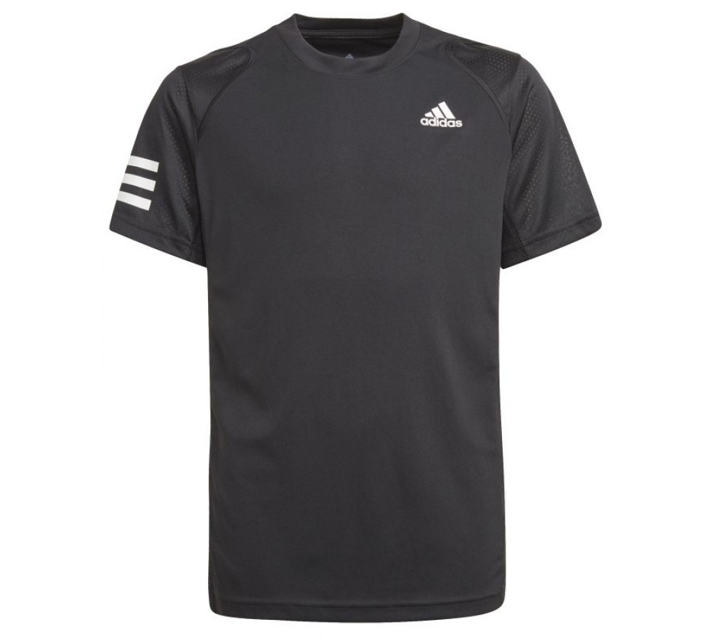 T-shirt Adidas Club 3 Stripe Tee B Black for children