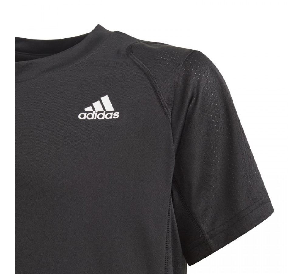 T-shirt Adidas Club 3 Stripe Tee B Black for children