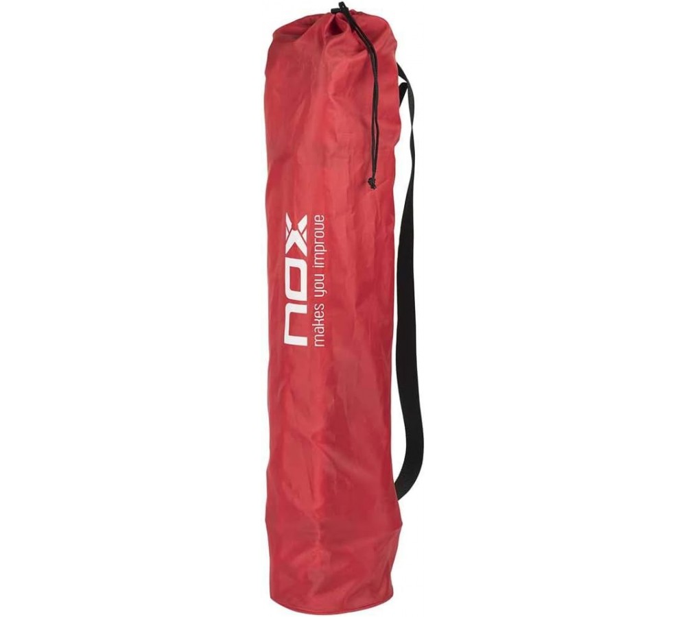 Кошик для м'ячів NOX BOLAS PLEGABLE RUEDAS ROJO