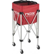 Кошик для м'ячів NOX BOLAS PLEGABLE RUEDAS ROJO