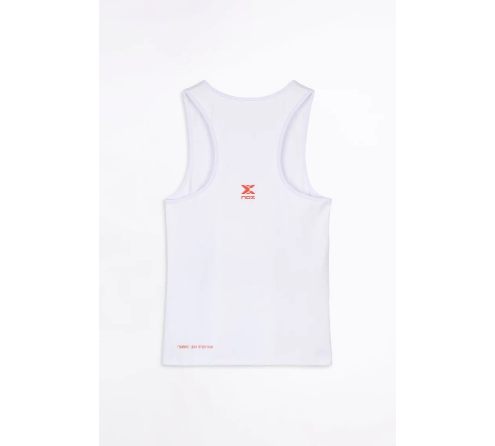 Футболка Nox CAMISETA TIRANTES MUJER TEAM FIT WHITE