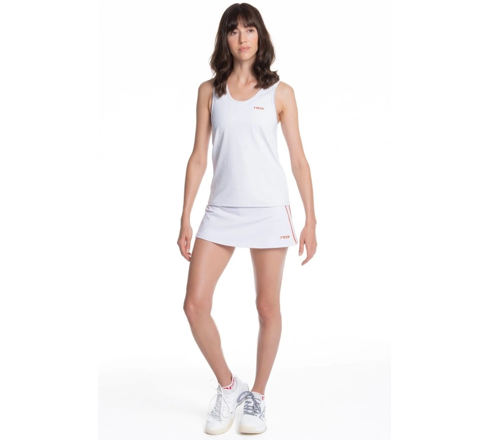 T-shirt Nox CAMISETA TIRANTES MUJER TEAM FIT WHITE