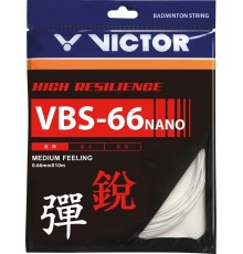 Струна для бадминтона VICTOR VBS-66N set white