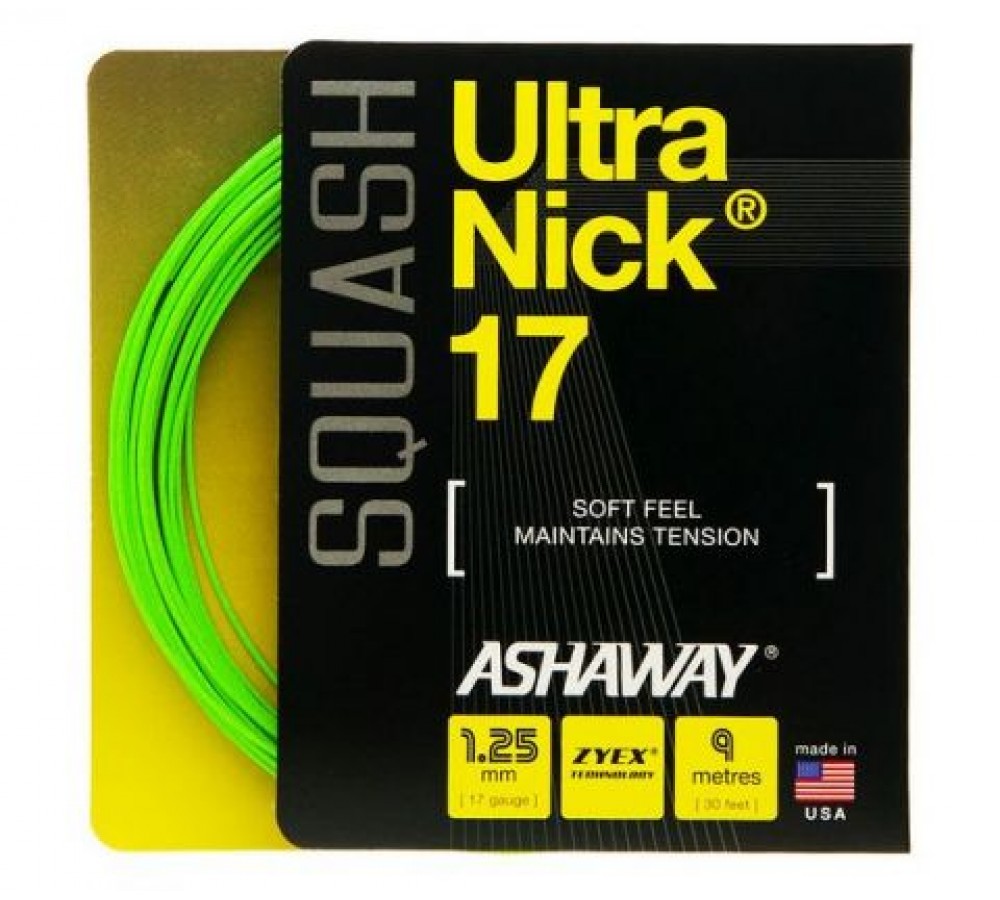 Ashaway UltraNick 17 Set Squash String