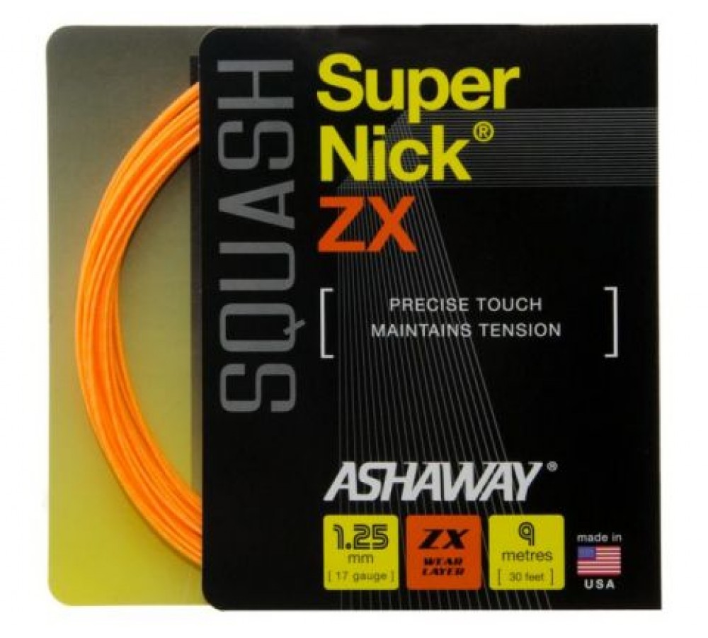 Струна для сквошу Ashaway SuperNick ZX orange Set