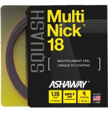Струна для сквошу Ashaway MultiNick 18 Black Set